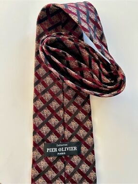 Pier Olivier Italian silk Tie